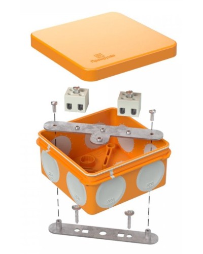 Коробка огнестойкая 80х80х40 (60-0210-FR2.5-6). Коробка огнестойкая для открытой установки. Промрукав в Новошахтинске