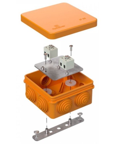 Коробка огнестойкая 80х80х40 (40-0210-FR2.5-4). Коробка огнестойкая для открытой установки. Промрукав в Новошахтинске