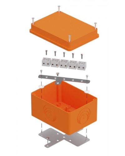 Коробка огнестойкая 150х110х90 E15-E120 для о/п (40-0351-FR1.5-10). Коробка огнестойкая для открытой установки. Промрукав в Новошахтинске