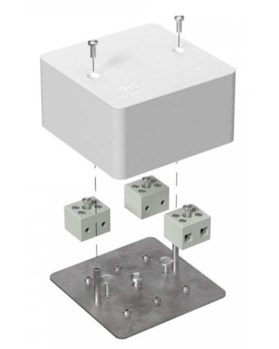 Коробка огнестойкая 103х103х45 (40-0470-FR2.5-6). Коробка огнестойкая для открытой установки. Промрукав в Новошахтинске