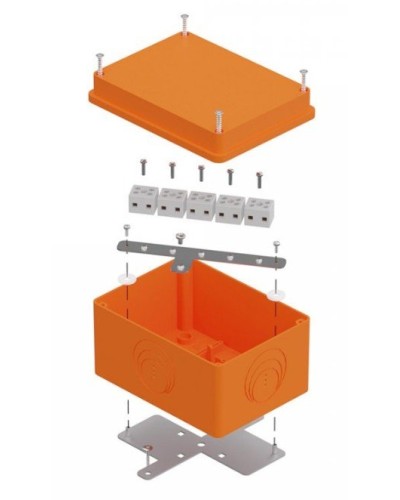 Коробка огнестойкая 150х110х90 E15-E120 для о/п (40-0351-FR2.5-10). Коробка огнестойкая для открытой установки. Промрукав в Новошахтинске