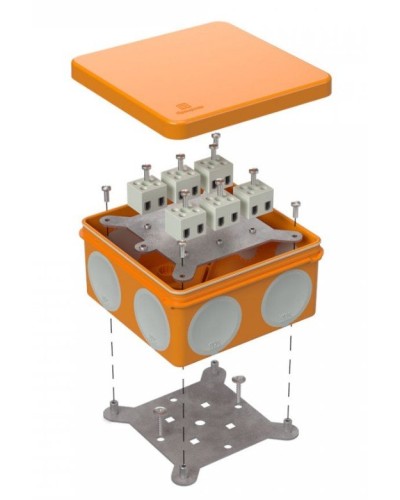 Коробка огнестойкая 60-0300-FR2.5-12 Е15-Е120 100х100х50. Коробка огнестойкая для открытой установки. Промрукав в Новошахтинске