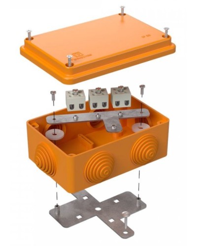 Коробка огнестойкая 120х80х50 (40-0340-FR1.5-6). Коробка огнестойкая для открытой установки. Промрукав в Новошахтинске