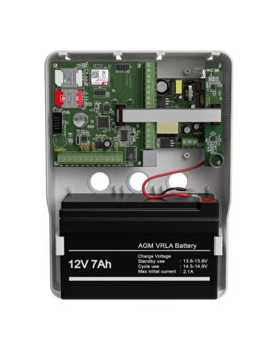 Mega v.5 LTE в корпусе (под АКБ 1,2-7 Ач с БРП 12V 2,5А). Панель охранная радиоканальная. Ритм в Новошахтинске