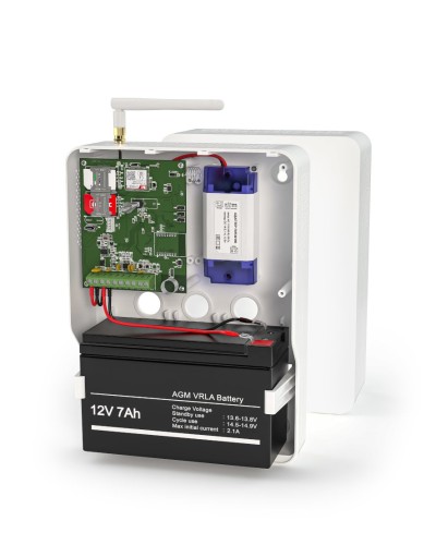 Контакт GSM-14А v.3 (в корпусе под АКБ 1,2-7 Ач с БРП 12V 1А). Панель охранная радиоканальная. Ритм в Новошахтинске