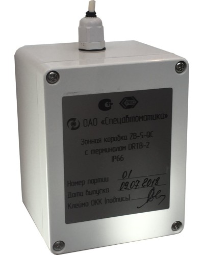 ZB-5-QC с DRTB-2 исп.02. Монтажная зонная коробка. Спецавтоматика, Москва в Новошахтинске