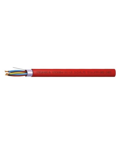 КПСВЭВнг(А)-LS 3х2х0,75 (Спецкабель). Кабель симметричный для систем сигнализации и управления, групповой прокладки, с пониженным дымо- и газовыделением. Спецкабель в Новошахтинске