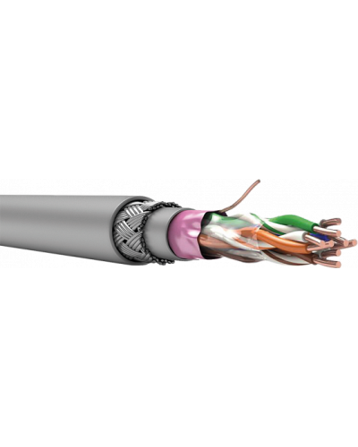 TechnoLAN F/UTP SWA PS Cat 5e ZH нг(A)-HF 2x2x0,52. Кабель «витая пара» (LAN) для структурированных систем связи. СПКБ-Техно в Новошахтинске