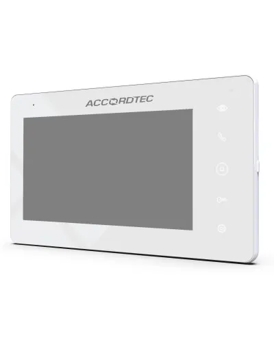 AT-VD710W WH. Монитор домофона цветной с функцией «свободные руки». AccordTec в Новошахтинске