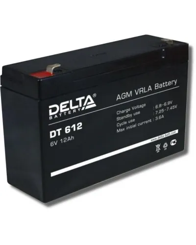 Delta DT 612. Аккумулятор герметичный свинцово-кислотный. Delta в Новошахтинске