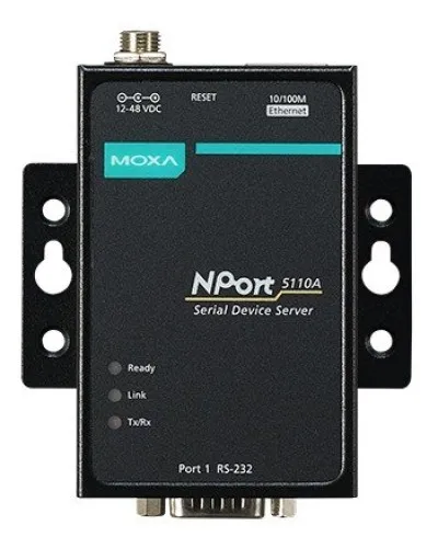 NPort 5110A. 1-портовый асинхронный сервер. MOXA в Новошахтинске