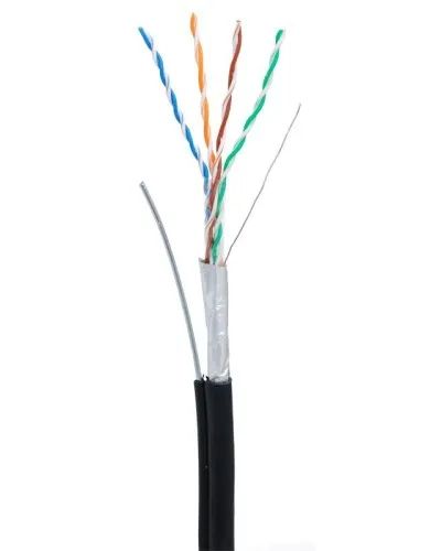 F/UTP 4pair, Cat5e, Out, Sw (EC-UF004-5E-PE-SW-BK). Кабель «витая пара» (LAN) для структурированных систем связи. NETLAN в Новошахтинске