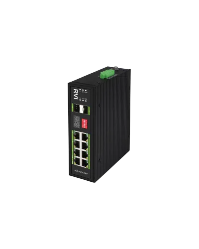 RVi-1NSIM8GP-2S. Коммутатор с питанием по PoE. RVi в Новошахтинске